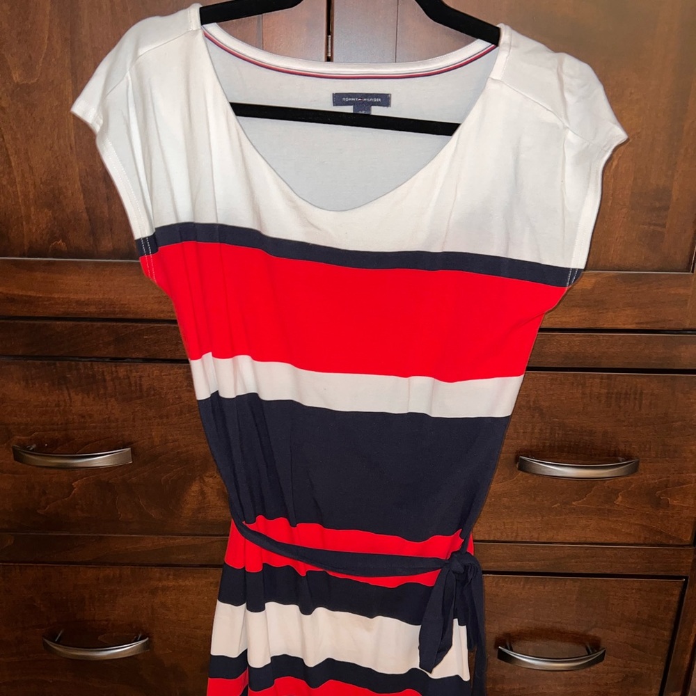 NWOT Tommy Hilfiger Stripped Tie Dress